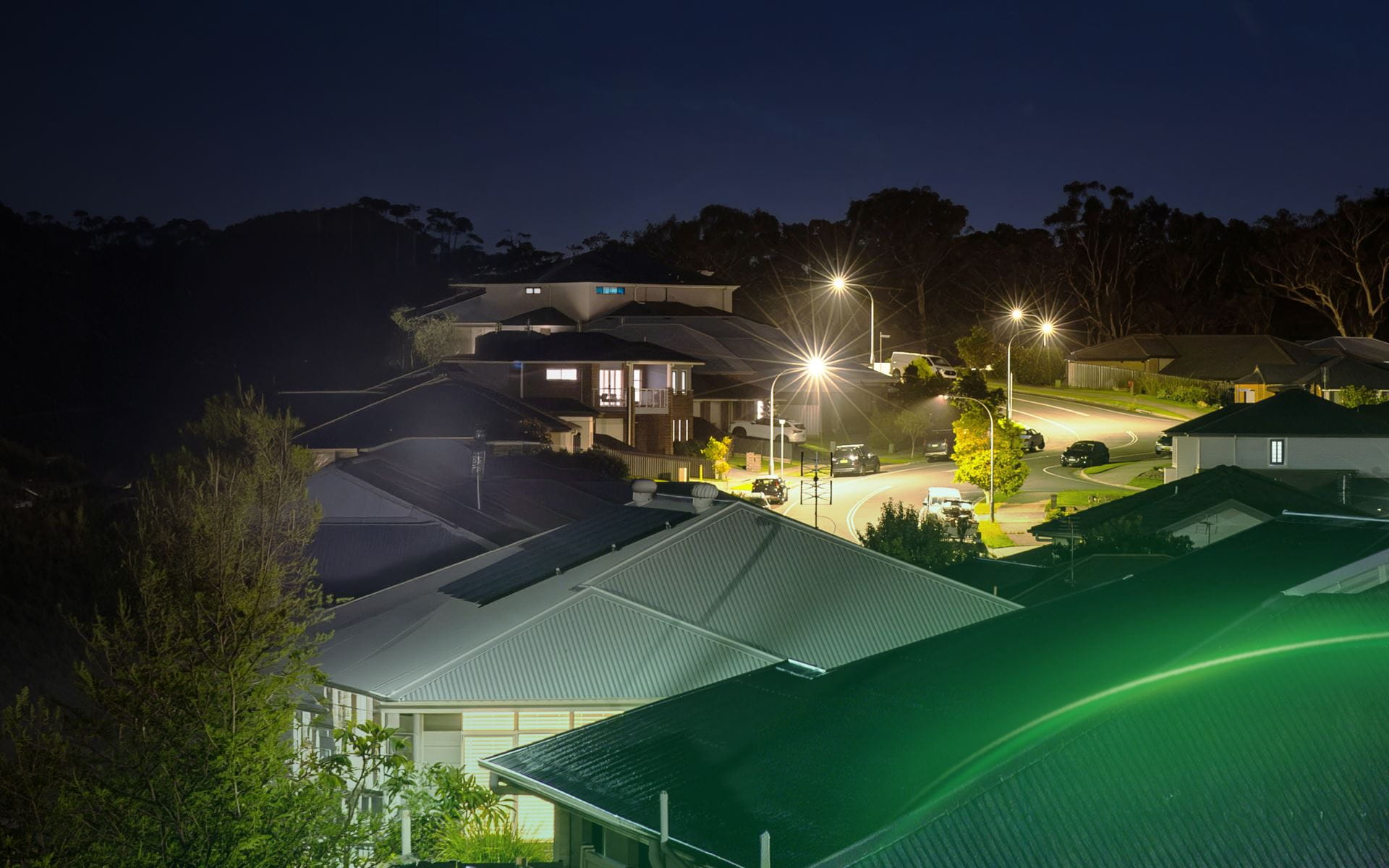 Goulburn night image desktop