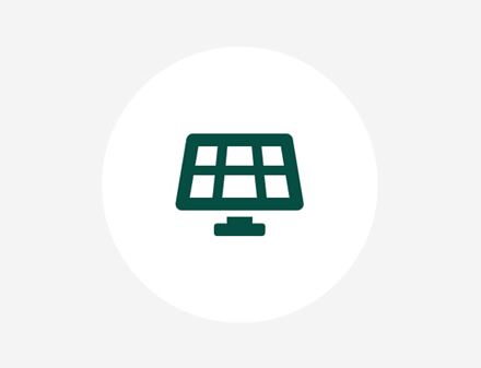 Solar panel icon