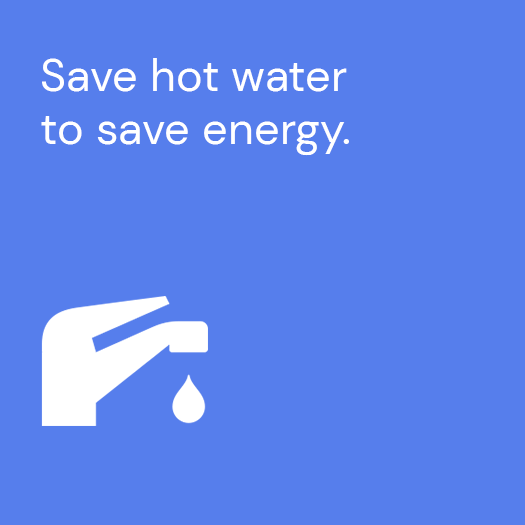 An ActewAGL Energy Saving Tip for hot water