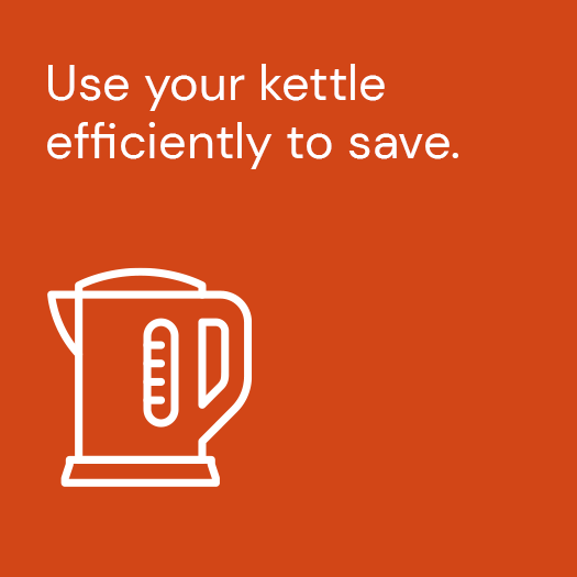 An ActewAGL Energy Saving Tip to efficiently using your kettle