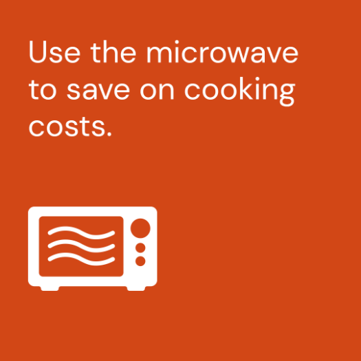Use a microwave to save