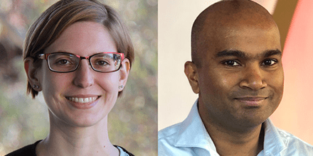 Dr Lee White and Lahiru Hapuarachchi