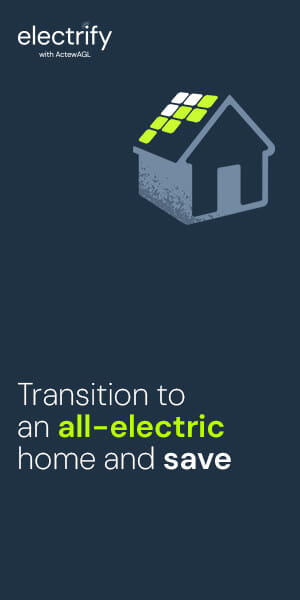 solar roof home illustration with a blue background