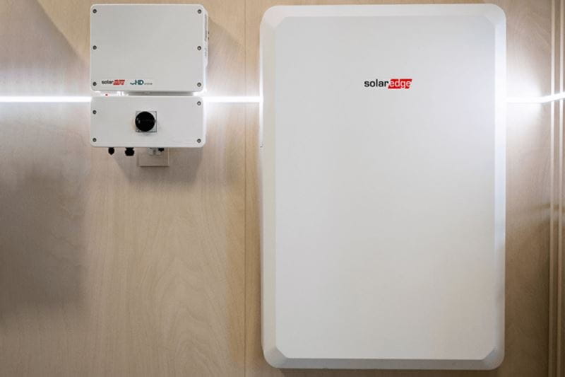 SolarEdge home solar battery storage system